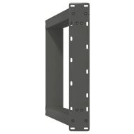 Крака за конзолна маса, U-образни, 2 бр., антрацит, 38 x (72-73) см, стомана