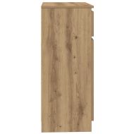 Бюфет с чекмеджета, дъб артизан, 71x35x84 см, инженерно дърво