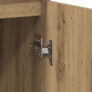 Бюфет с чекмеджета, дъб артизан, 71x35x84 см, инженерно дърво