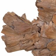 Скулптура на риба Тиково дърво 40x12x57 см