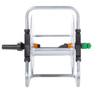 Макара за маркуч стенен монтаж за 50 м 1/2" стомана