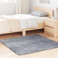 Шаги килим с дълъг косъм, NAVARRA, светлосив, 120x120 см