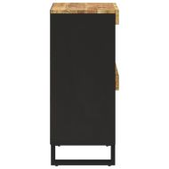 Страничен шкаф 85x33x75 см манго масивно дърво