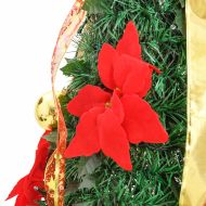 Изкуствена коледна елха саморазгъваща 50 LED зелена 120 см