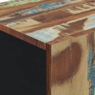 Сайдборд с врата 40x31x75 см масивно регенерирано дърво
