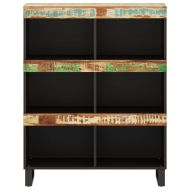 Страничен шкаф, 85x33x107 см, регенерирано дърво масив