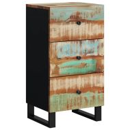 Бюфет с 3 чекмеджета 40x33,5x75 см масивно регенерирано дърво