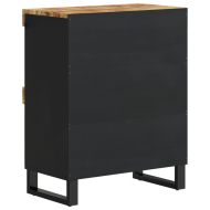 Страничен шкаф 60x33x75 см манго масивно дърво