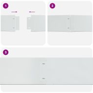 Бордюрни ленти, 10 бр, поцинкована стомана, 100x20 см