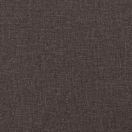 Рамка за легло Тъмен кафяв 200 x 200 cm текстил