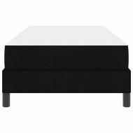 Легло с пружинирана основа с матрак Черно 80 x 200 cm текстил