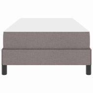 Легло с пружинирана основа с матрак Таупе 90 x 190 cm текстил