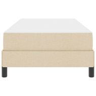 Легло с пружинирана основа с матрак Крем 90 x 190 cm текстил