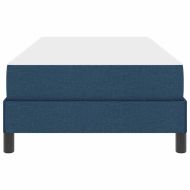 Легло с пружинирана основа с матрак Синьо 90 x 200 cm текстил