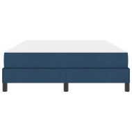 Легло с пружинирана основа с матрак Синьо 140 x 190 cm текстил