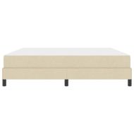 Легло с пружинирана основа с матрак Крем 180 x 200 cm текстил