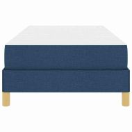 Легло с пружинирана основа с матрак Синьо 90 x 200 cm текстил