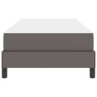 Рамка за легло с матрак Сив 80 x 200 cm текстил