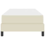 Рамка за легло с матрак Крем 100 x 200 cm текстил