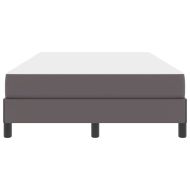 Рамка за легло с матрак Сив 120 x 200 cm текстил