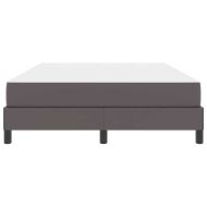 Рамка за легло с матрак Сив 140 x 190 cm текстил