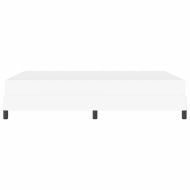 Рамка за легло с матрак Чисто бяло 140 x 200 cm текстил