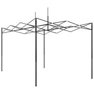 Оранжерия с поп-ъп рамка Зелен 280 x 410 x 315 см Желязо