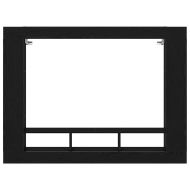 ТВ шкаф Черен дъб 152 x 22 x 113 см Инженерно дърво