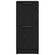 Служебен шкаф 2 pcs Черния дъб 30 x 30 x 70 см Инженерно дърво