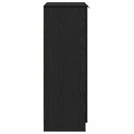 Шкаф за обувки Черния дъб 59 x 35 x 100 см Инженерно дърво