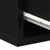 Стенен шкаф за нощно шкафче Черния дъб 35 x 35 x 20 см