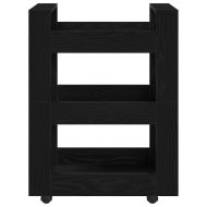 Кухненска количка Черния дъб 60 x 45 x 80 см Инженерно дърво