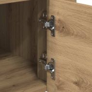 Кухненска количка дъб артизан 60 x 45 x 80 см Инженерно дърво