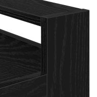 Кухненска количка Черен дъб 60 x 45 x 80 см Инженерна дървесина