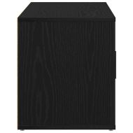 ТВ шкаф Черен дъб 100 x 35 x 40 см Инженерно дърво