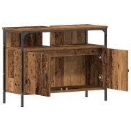Шкаф с огледало Старо дърво 60 x 16 x 60 см Инженерна дървесина