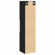 Шкаф за баня с рафт Черния дъб 30 x 30 x 130 см Инженерно дърво