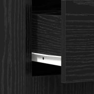 Шкаф за баня с врата Черния дъб 60 x 33 x 80 см Инженерно дърво