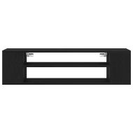 ТВ шкаф Черния дъб 100 x 30 x 26,5 см Инженерно дърво