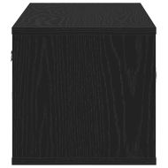 Стенен рафт с рафт Черния дъб 102 x 30 x 29 см Инженерно дърво