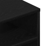 Стенен рафт с рафт Черния дъб 102 x 30 x 29 см Инженерно дърво