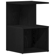 Нощен шкаф 2 pcs Черния дъб 35 x 35 x 55 см Инженерно дърво