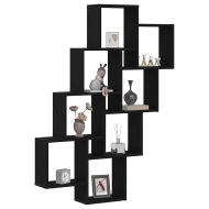 Стенен рафт Монтиране на стена Черния дъб 90 x 15 x 119,5 см
