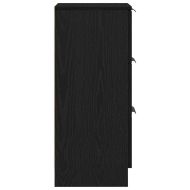 Служебен шкаф 2 pcs Черния дъб 30 x 30 x 70 см Инженерно дърво