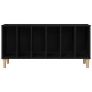 Шкаф за грамофонни плочи с рафт Черния дъб 100 x 38 x 48 см