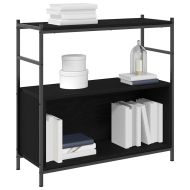 Рафт за книги 80 x 30 x 78,5 см Инженерна дървесина Черния дъб