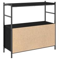 Рафт за книги 80 x 30 x 78,5 см Инженерна дървесина Черния дъб