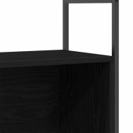 Рафт за книги 80 x 30 x 78,5 см Инженерна дървесина Черния дъб