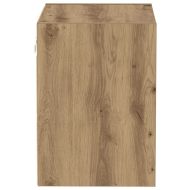 Плаващ рафт с LED светлина 2 pcs Кафяво 40 x 28,5 x 40 см