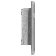 Огледало С LED лентисти светлини Светло сиво сонома 80 x 37 см